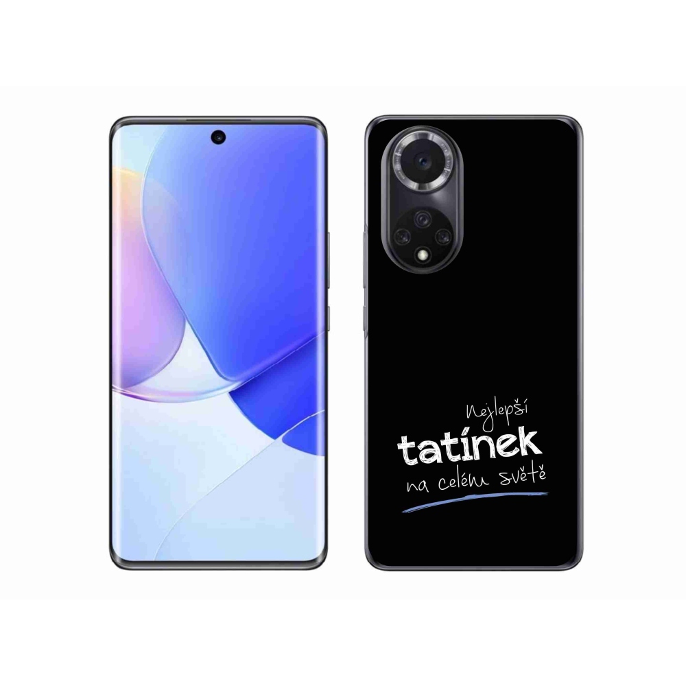 Gélový kryt mmCase na Honor 50 - najlepší otecko 4 čierne pozadie