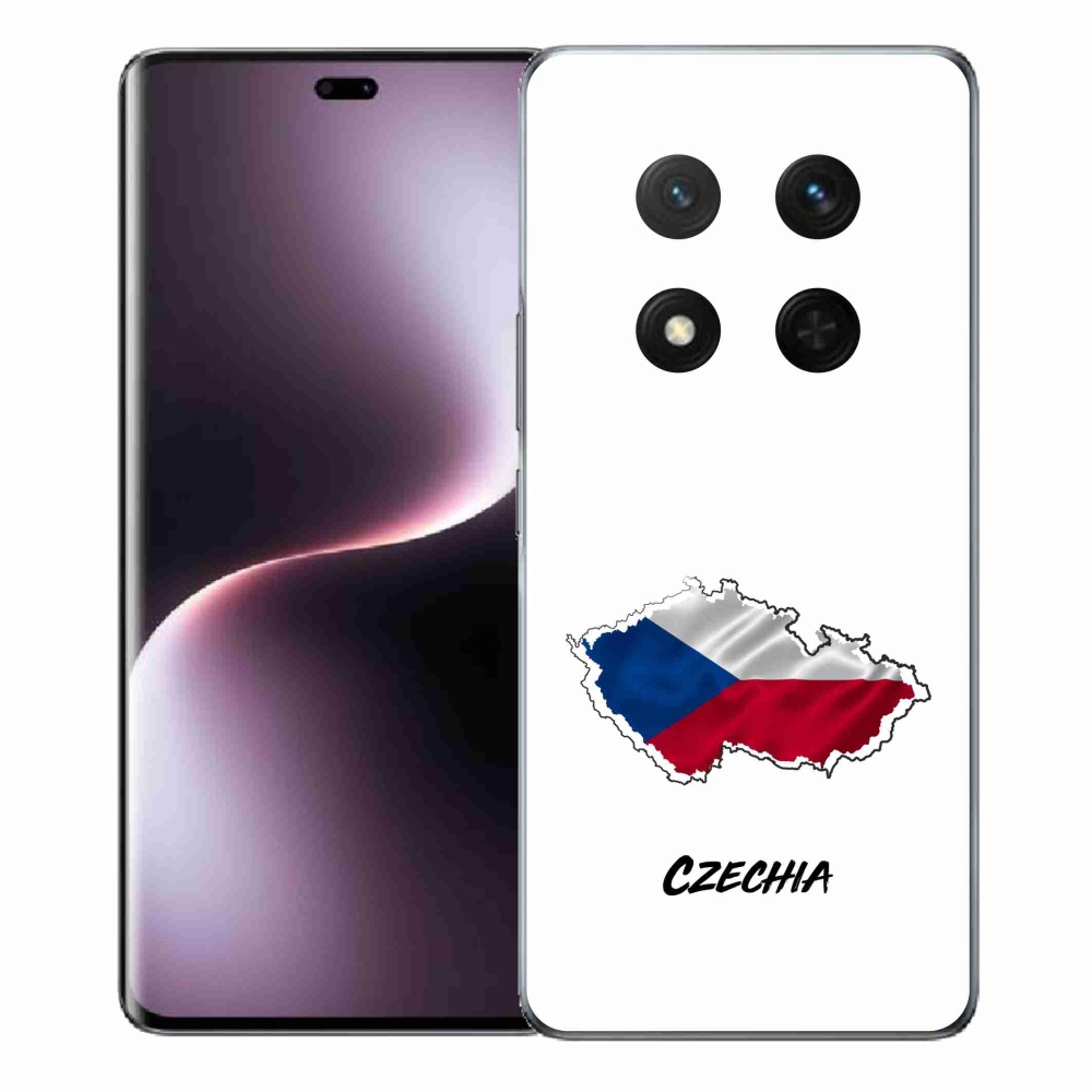 Gélový kryt mmCase na Honor Magic 7 Lite 5G - Czechia biele pozadie