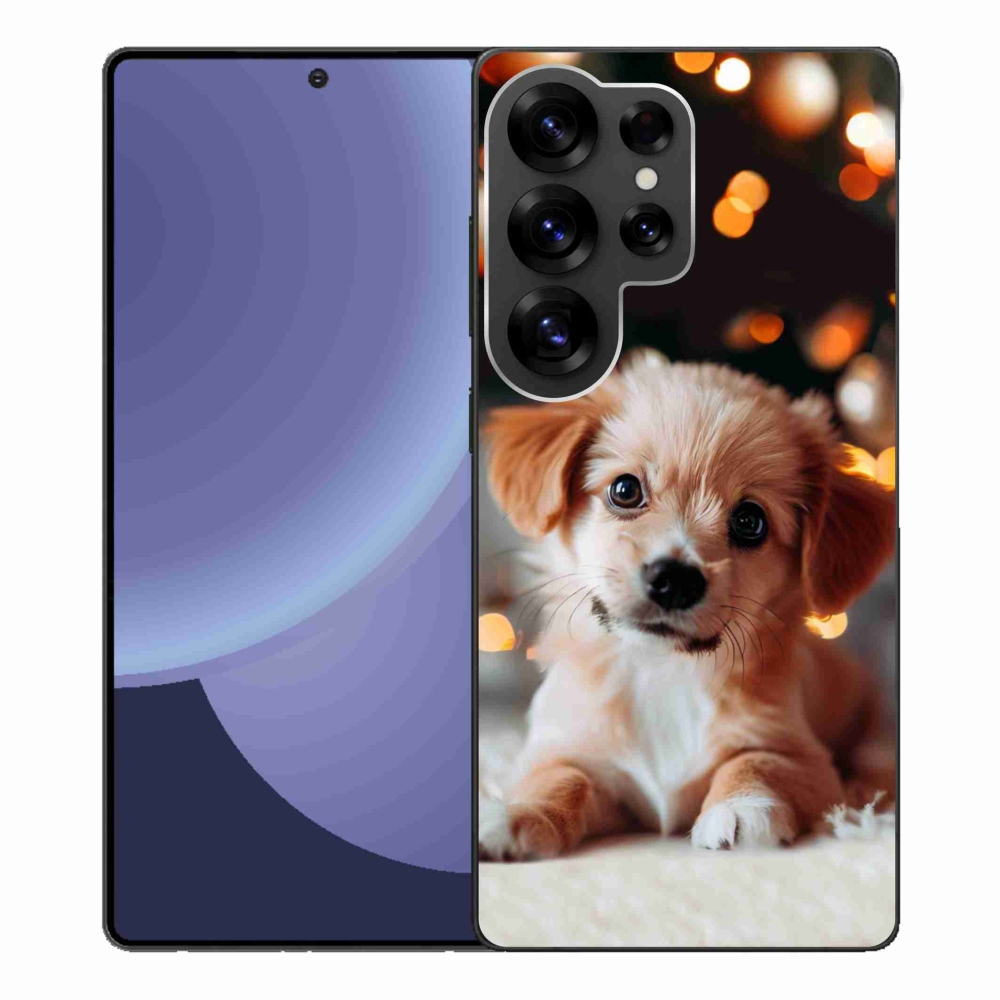 Gélový kryt mmCase na Samsung Galaxy S25 Ultra - šteniatko