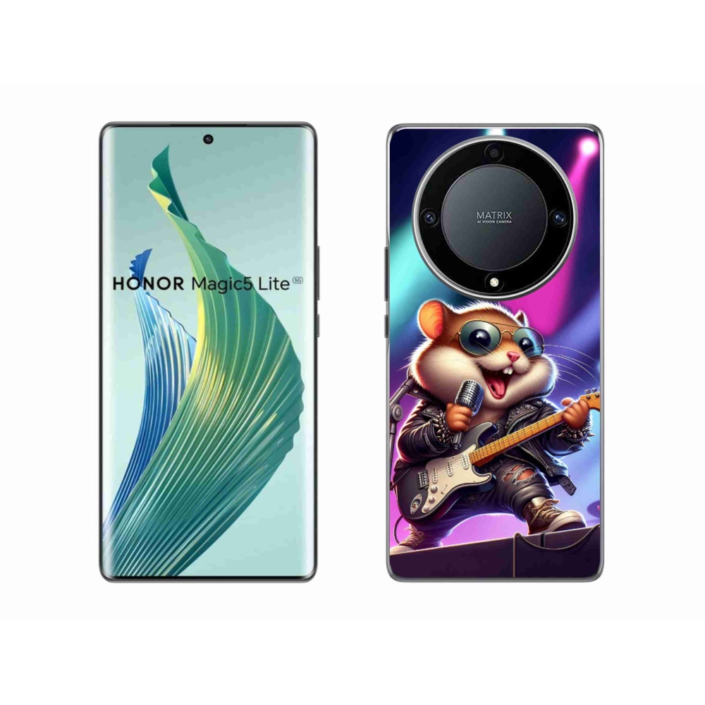 Gélový kryt mmCase na Honor Magic 5 Lite 5G - škrečok rocker