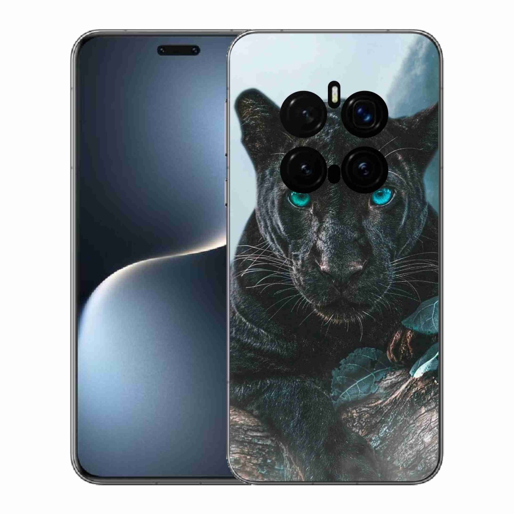 Gélový kryt mmCase na Honor Magic 7 Pro 5G - čierny panter