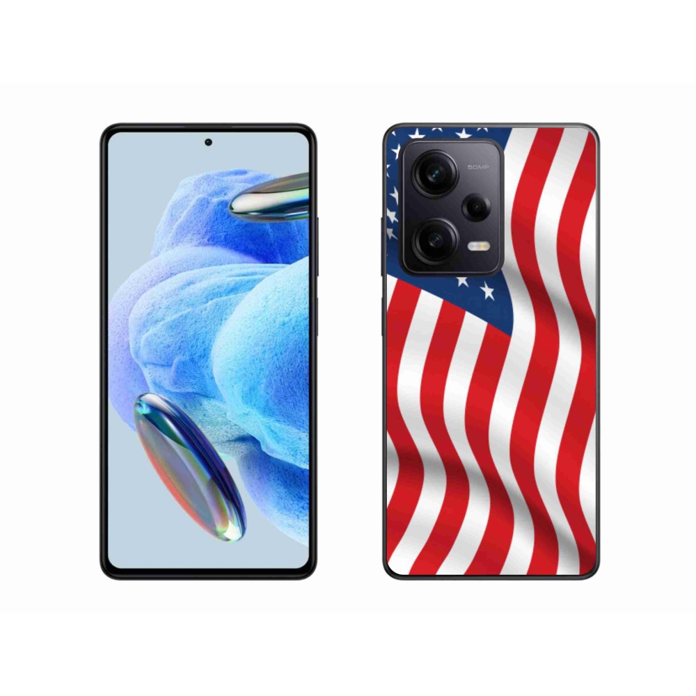 Gélový kryt mmCase na Xiaomi Redmi Note 12 Pro+ 5G - USA vlajka