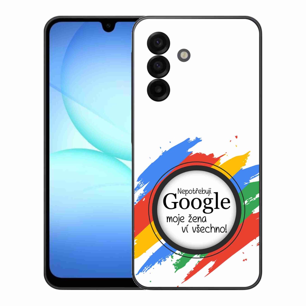 Gélový kryt mmCase na Samsung Galaxy A17 4G/5G - žena vie všetko biele pozadie