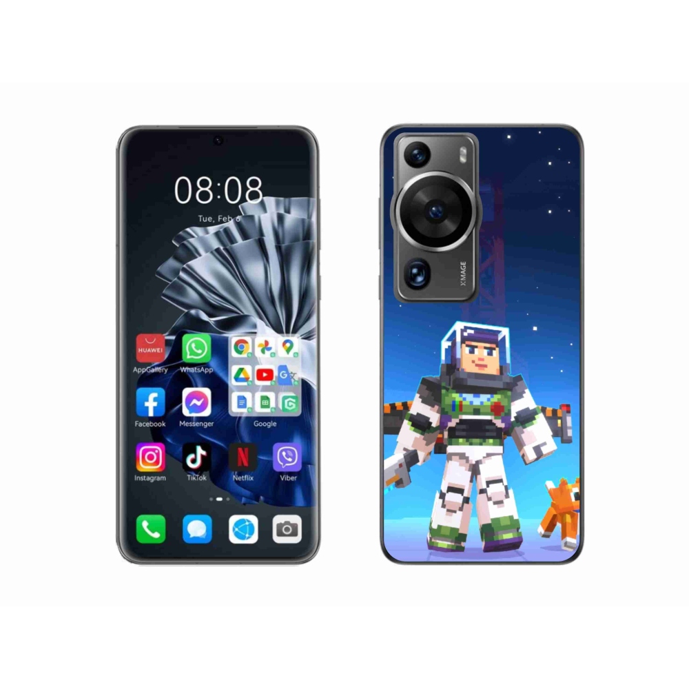 Gélový kryt mmCase na Huawei P60 Pro - minecraft 2