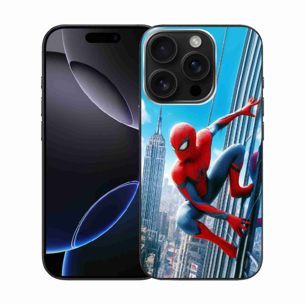 Gélový kryt mmCase na iPhone 16 Pro - spiderman