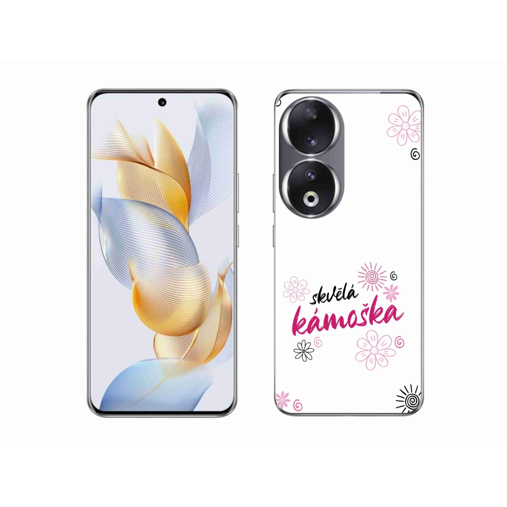 Gélový kryt mmCase na Honor 90 - skvelá kamoška biele pozadie