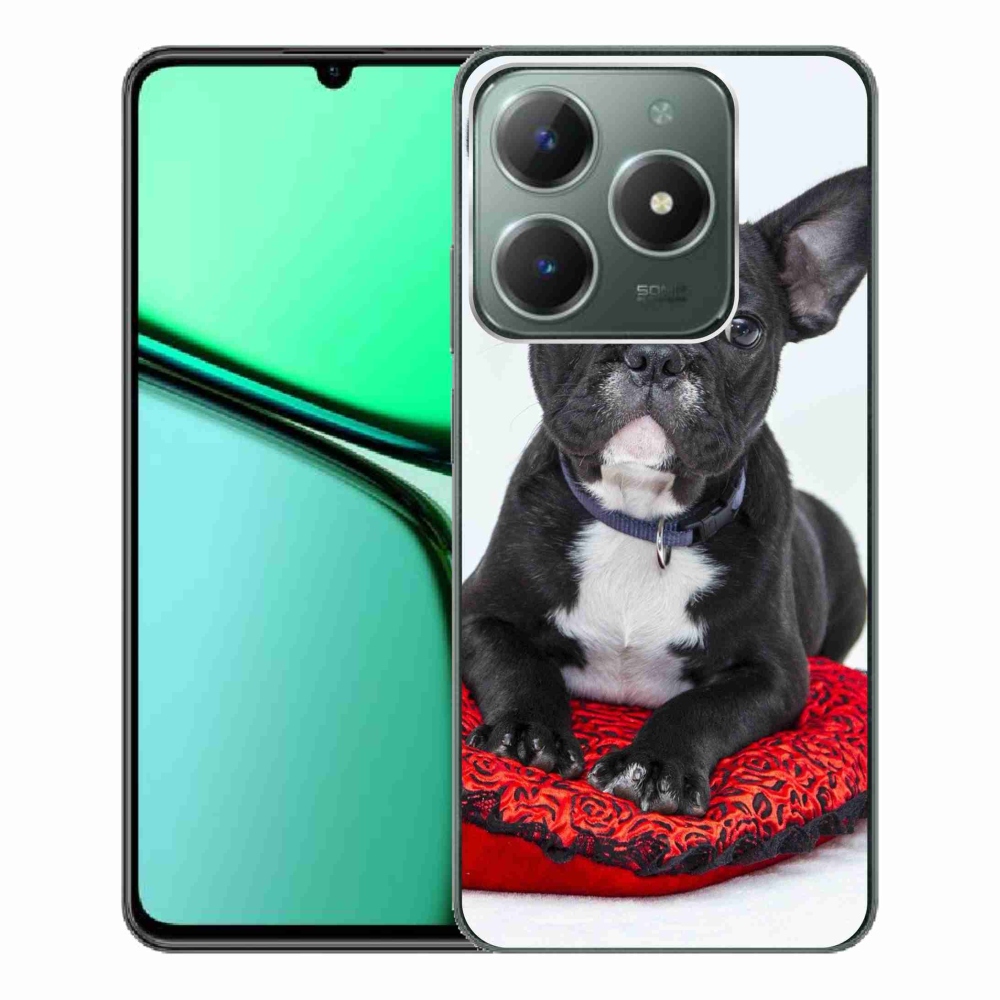 Gélový obal mmCase na Realme C61 - buldog