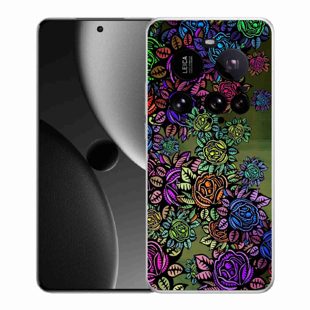 Gélový kryt mmCase na Xiaomi 15 Ultra - kvety 6