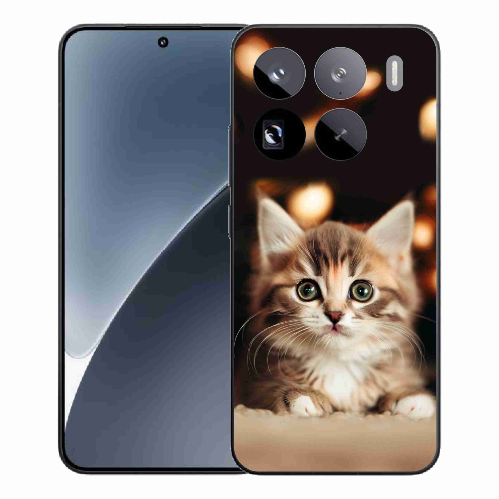 Gélový kryt mmCase na Xiaomi 15 Pro - roztomilé mačiatko 2