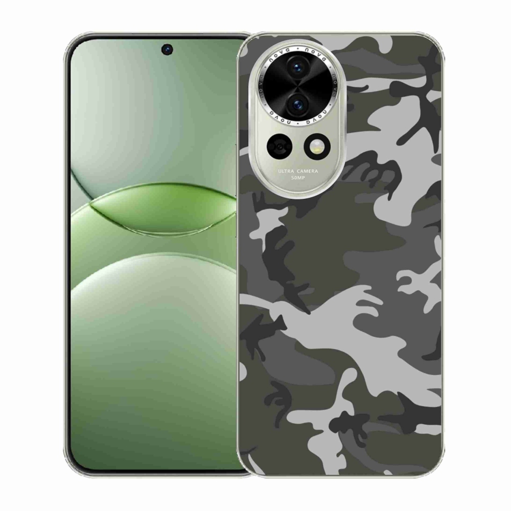 Gélový kryt mmCase na Huawei Nova 13 5G - maskáčový vzor