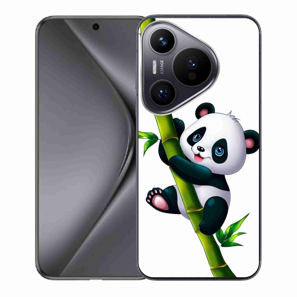 Gélový kryt mmCase na Huawei Pura 70 - panda na bambuse