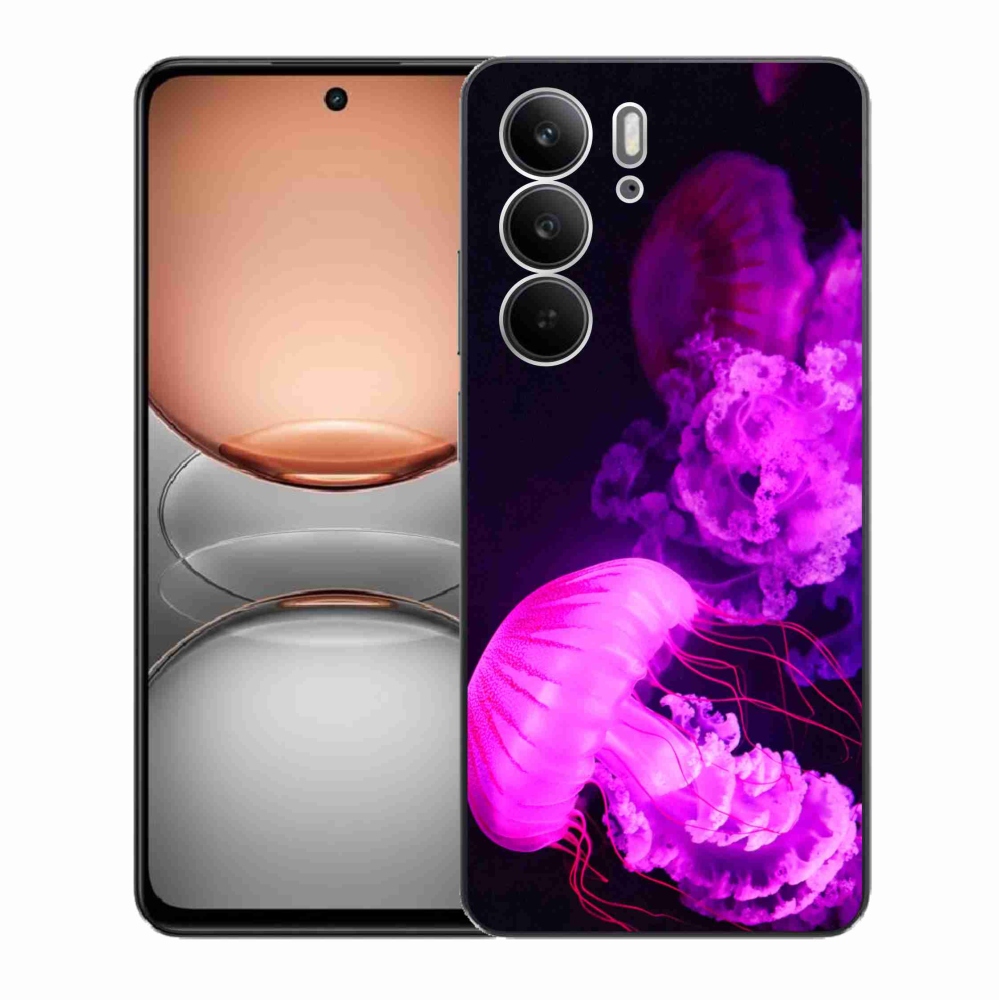 Gélový kryt mmCase na Realme C75 - medúza 1