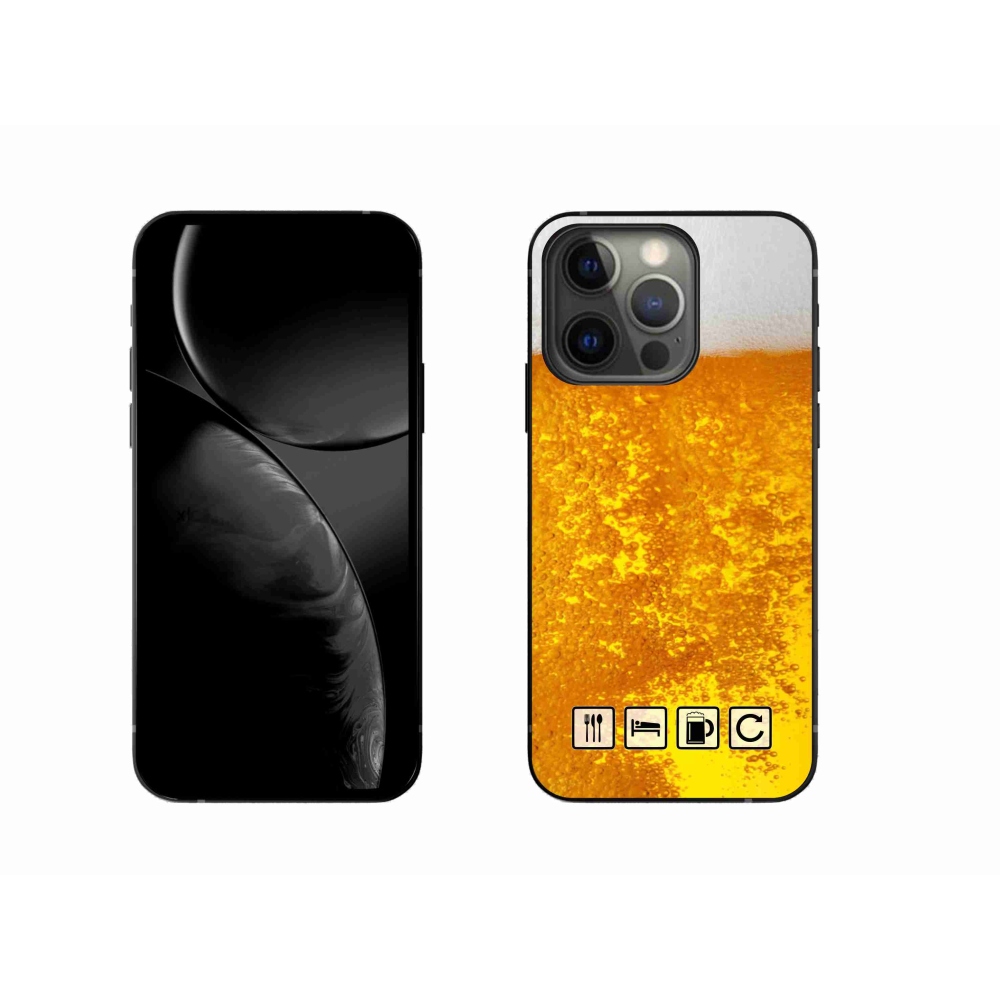 Gélový kryt mmCase na iPhone 13 Pro 6.1 - pivný motív 3