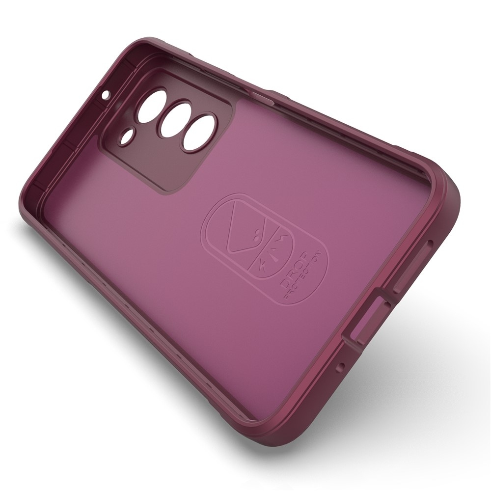 Rugg odolný gélový obal na Xiaomi Redmi 15 4G (171mm) - vínový