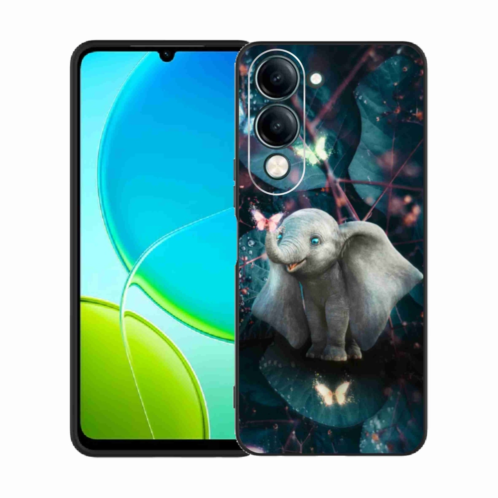 Gélový kryt mmCase na Vivo Y29s 5G - roztomilý slon