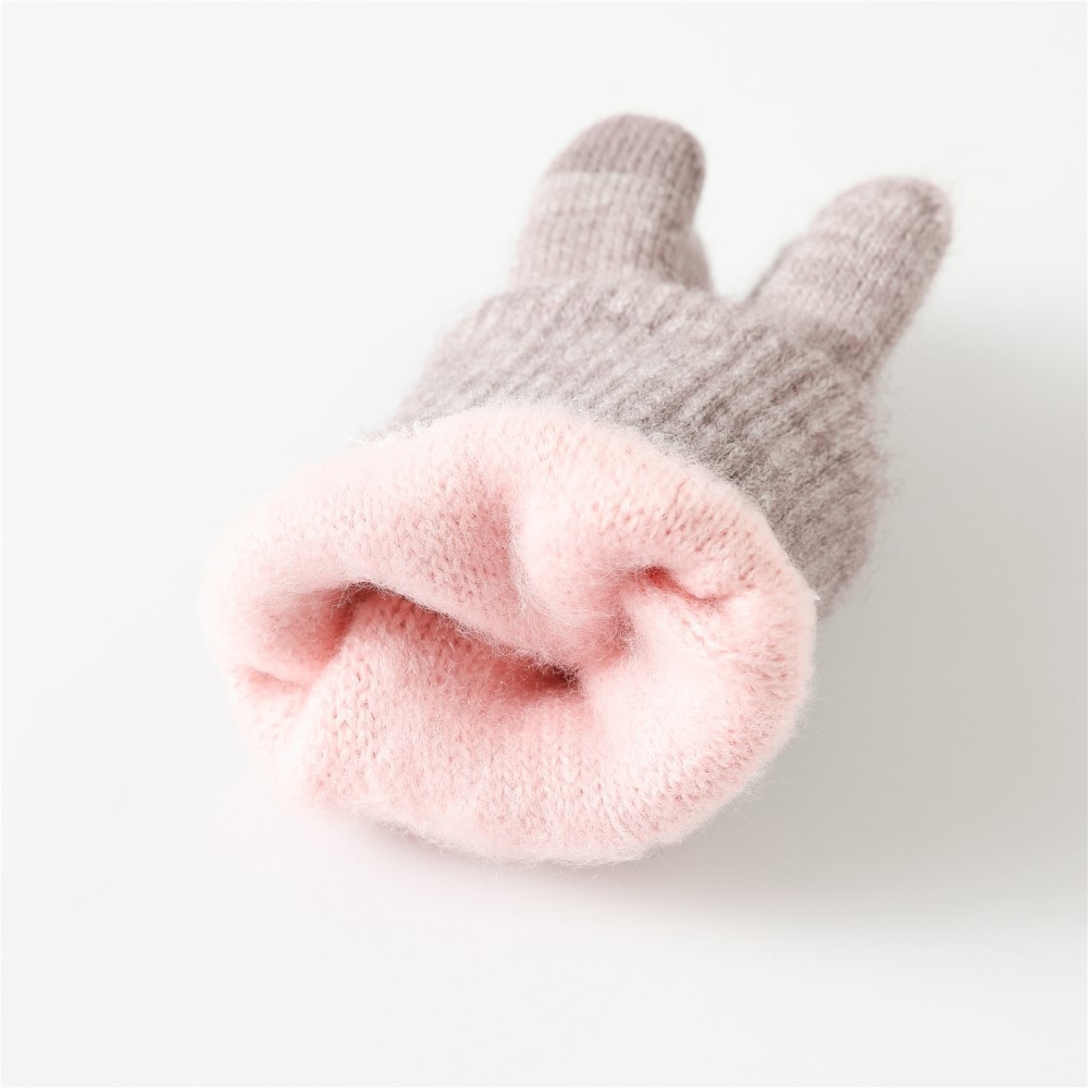 Bear dámske dotykové zimné rukavice - ružové