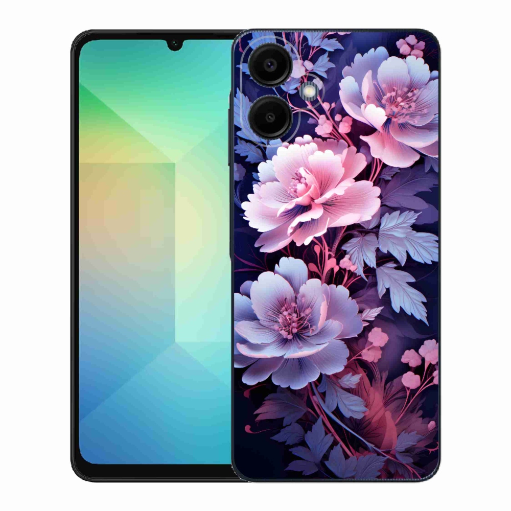 Gélový kryt mmCase na Samsung Galaxy A06 4G - kvety 11