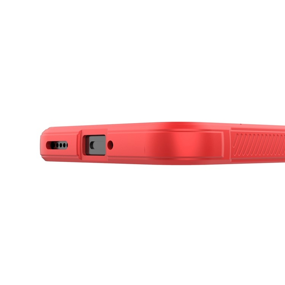 Rugg odolný gélový obal na Xiaomi Poco F7 5G - červený