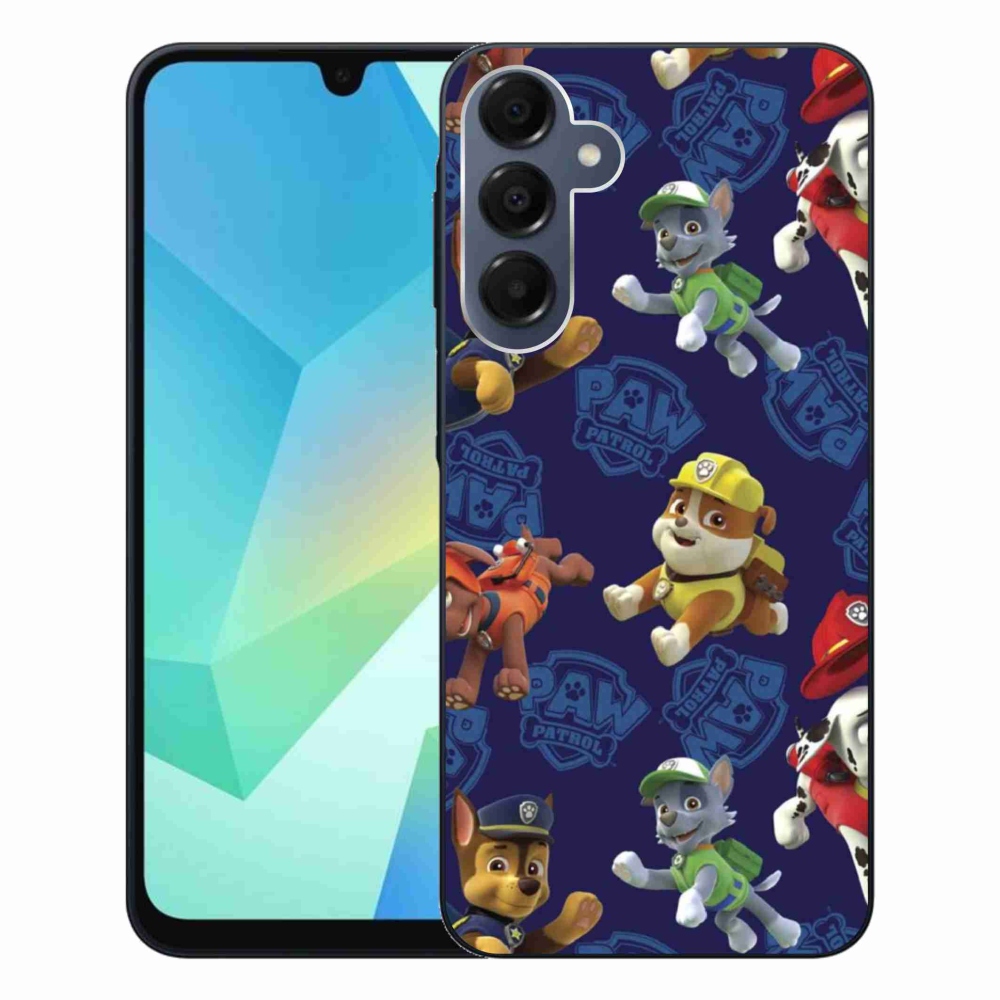 Gélový kryt mmCase na Samsung Galaxy A16 4G/5G - labková patrola 1