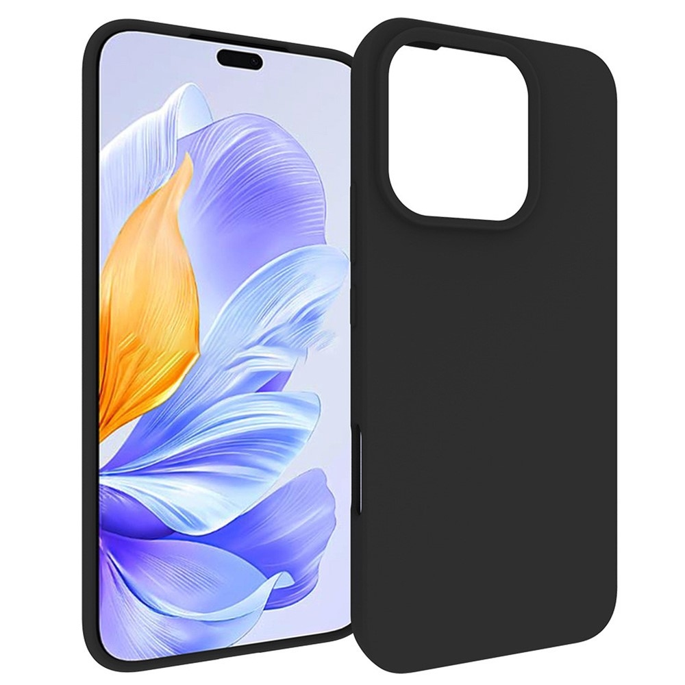 Matný gélový obal na Honor 400 Lite - čierny