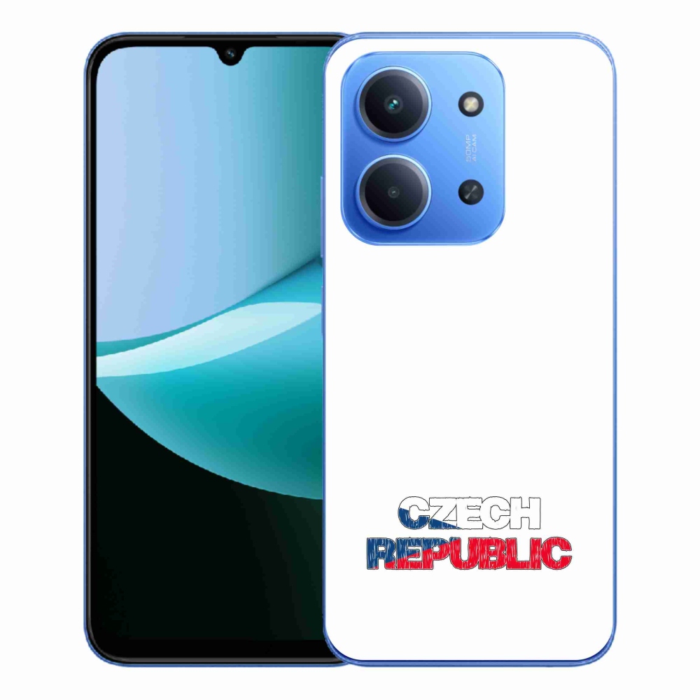 Gélový kryt mmCase na Xiaomi Redmi 15C 4G/5G (173mm) - Czech Republic biele pozadie