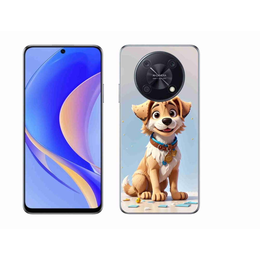 Gelový kryt mmCase na Huawei Nova Y90 - kreslené štěně