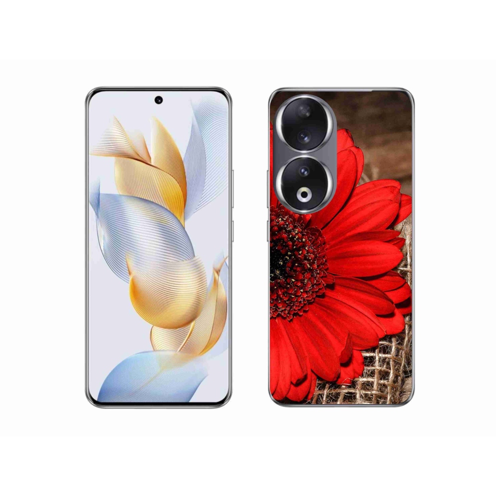 Gélový kryt mmCase na Honor 90 - gerbera