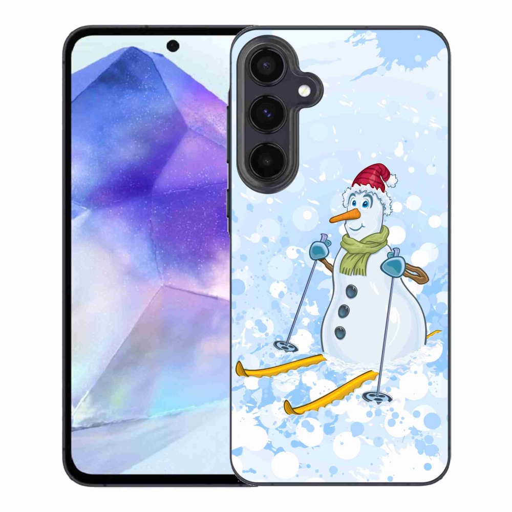 Gélový kryt mmCase na Samsung Galaxy A55 5G - snehuliak