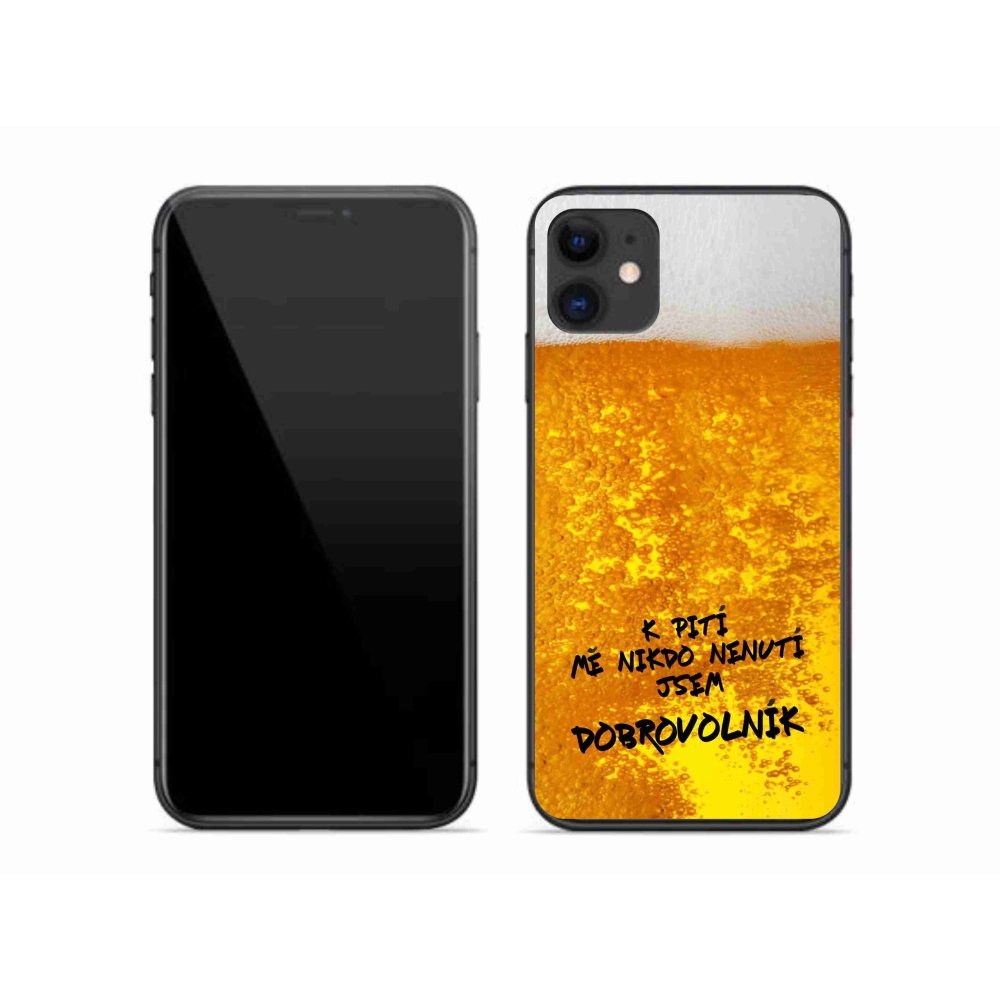Gélový kryt mmCase na iPhone 11 - pivný motív 4