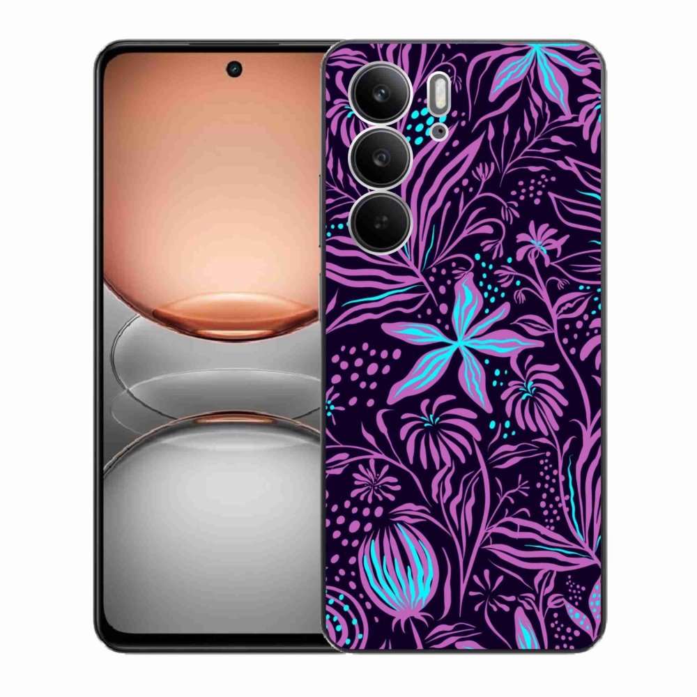 Gélový kryt mmCase na Realme C75 - kvety 2