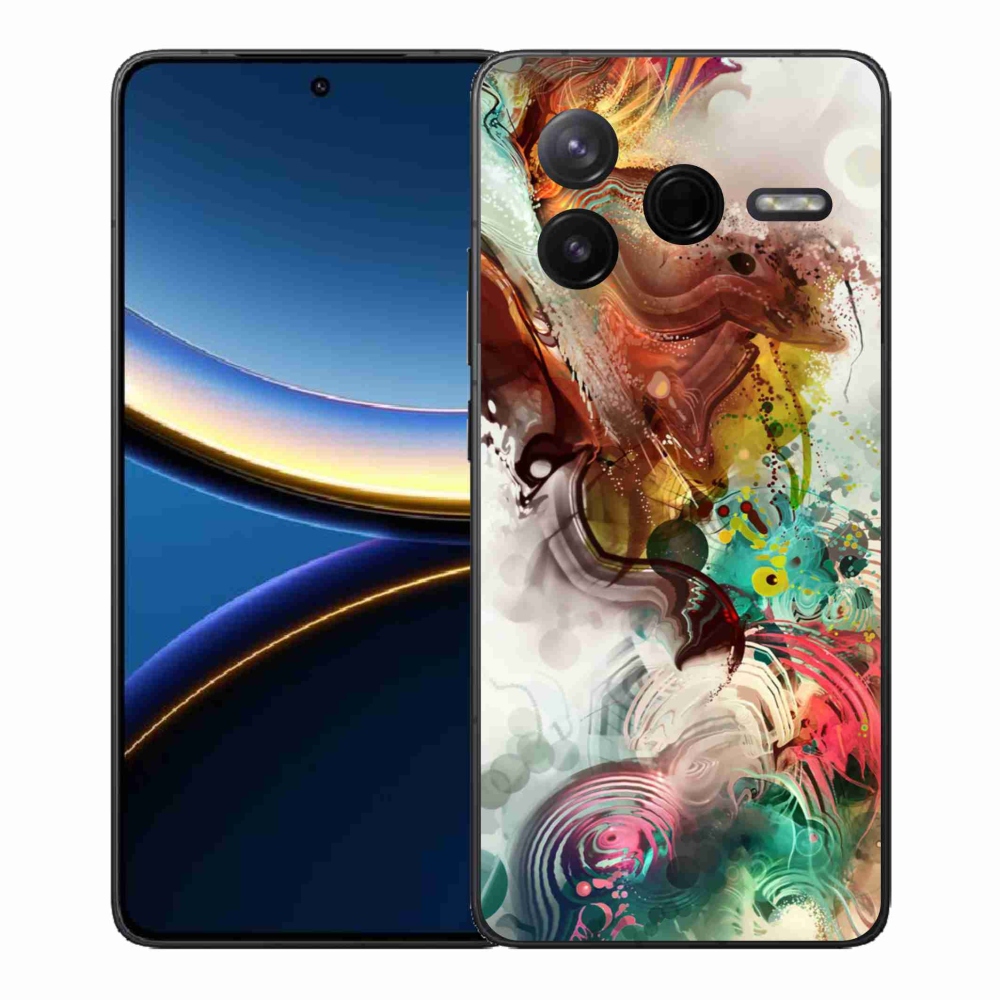 Gélový kryt mmCase na Xiaomi Poco F7 Pro - abstrakt 1