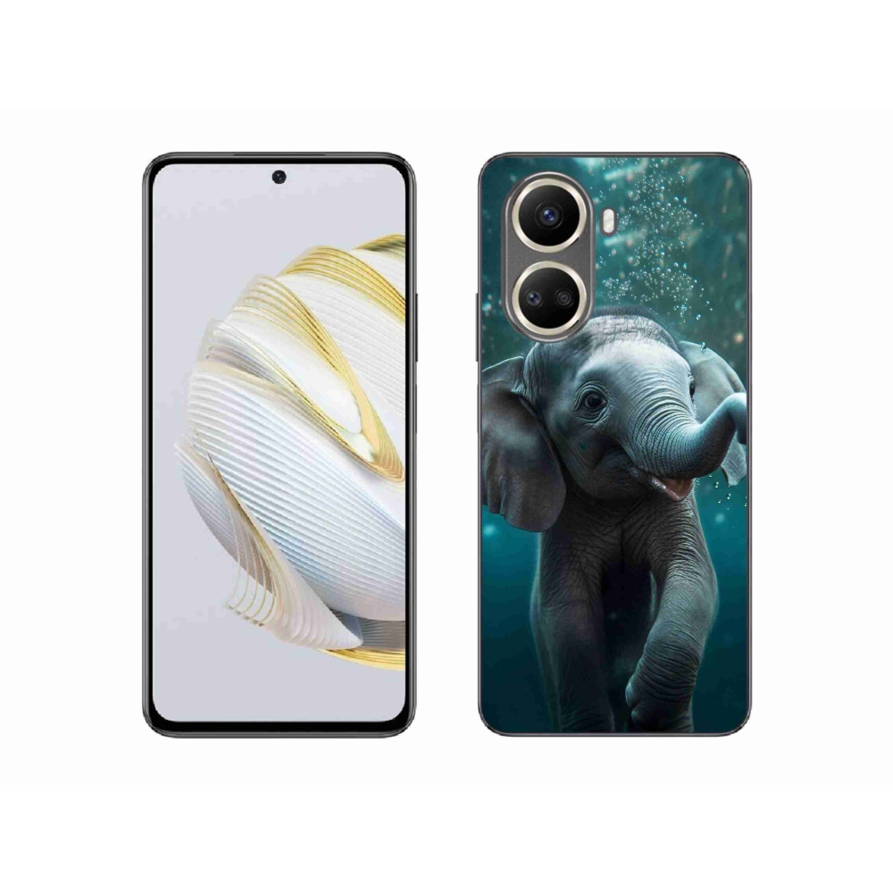 Gélový kryt mmCase na Huawei Nova 10 SE - sloník pod vodou