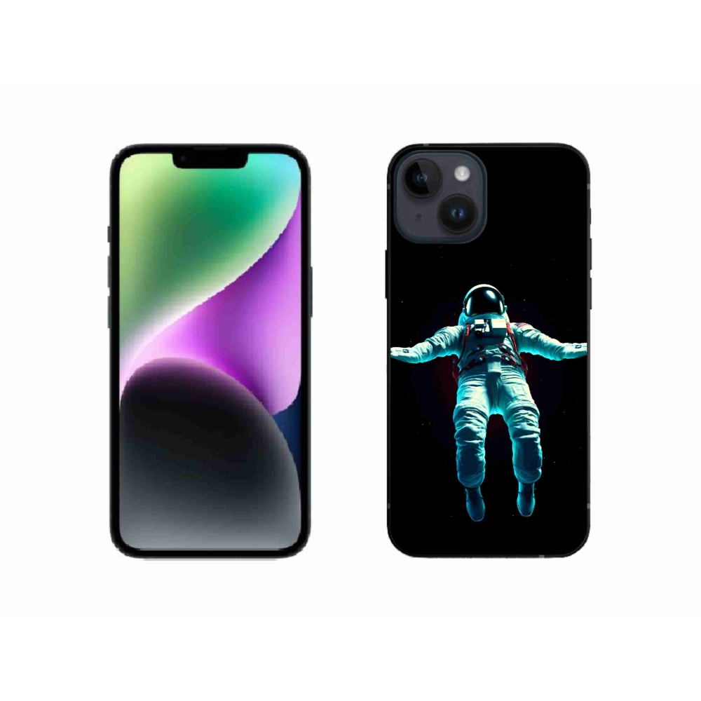 Gélový kryt mmCase na iPhone 14 - kozmonaut