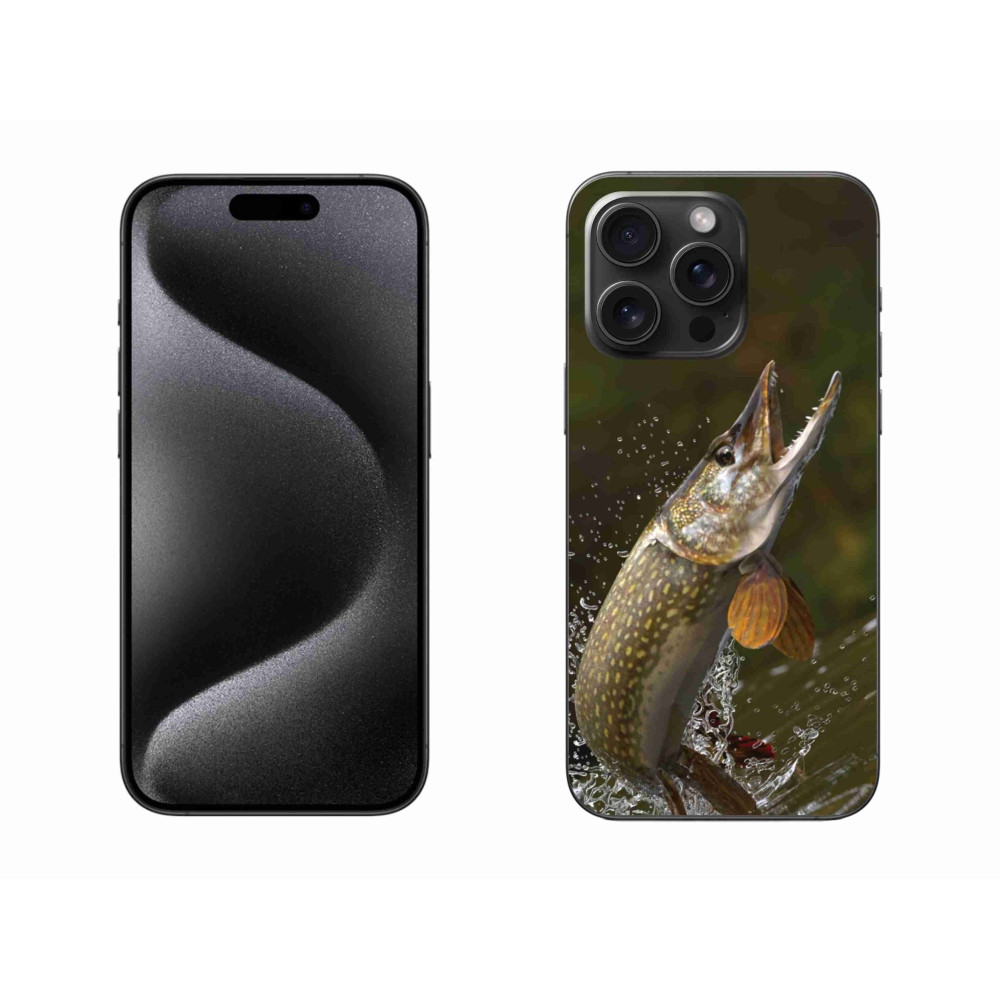 Gélový obal mmCase na iPhone 15 Pro Max - šťuka