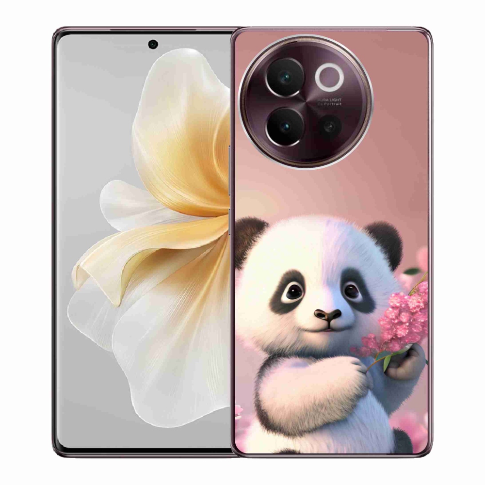 Gélový kryt mmCase na Vivo V40 Lite 5G - roztomilá panda