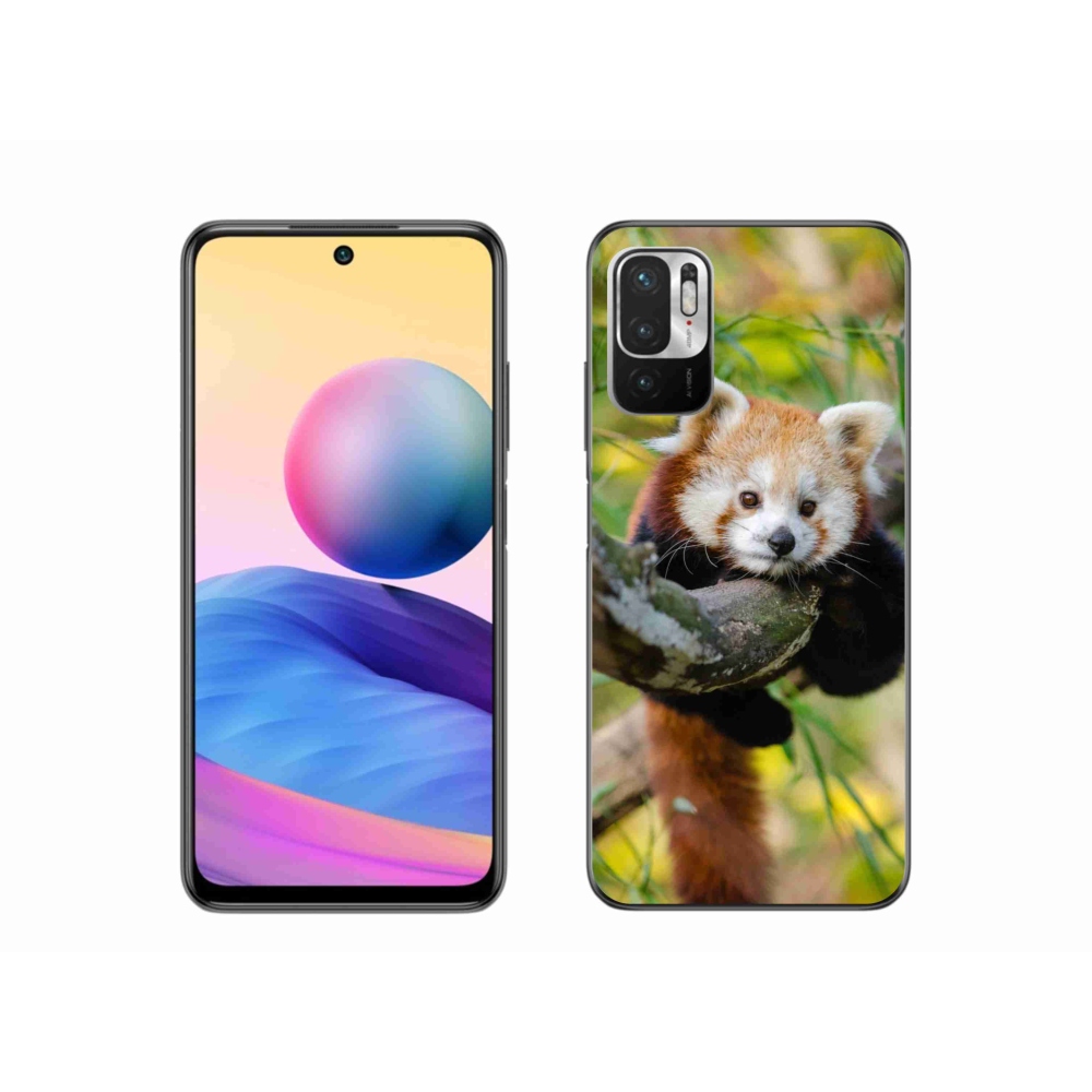 Gélový kryt mmCase na Xiaomi Poco M3 Pro/5G - panda červená