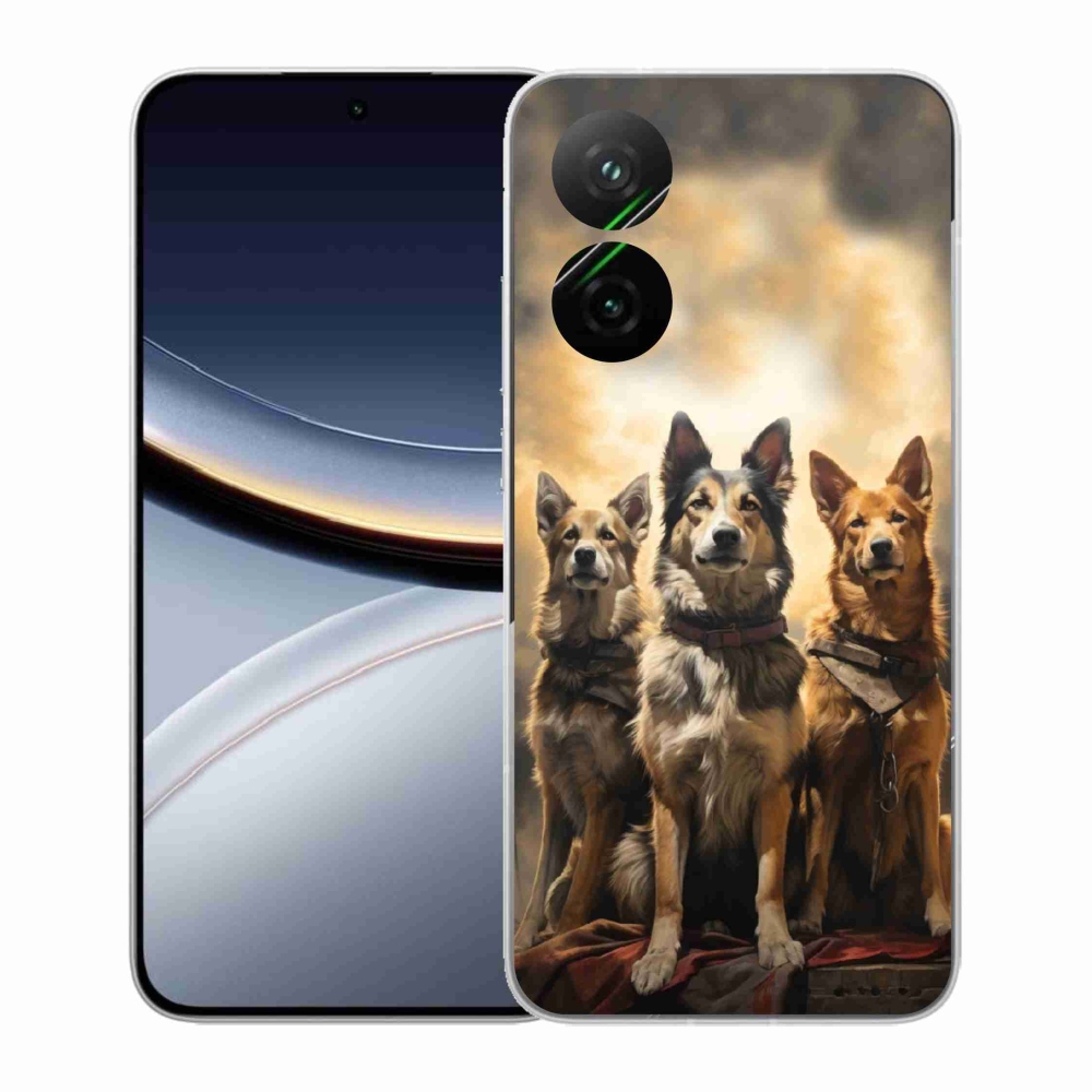 Gélový kryt mmCase na Xiaomi Poco F7 5G - tri psy