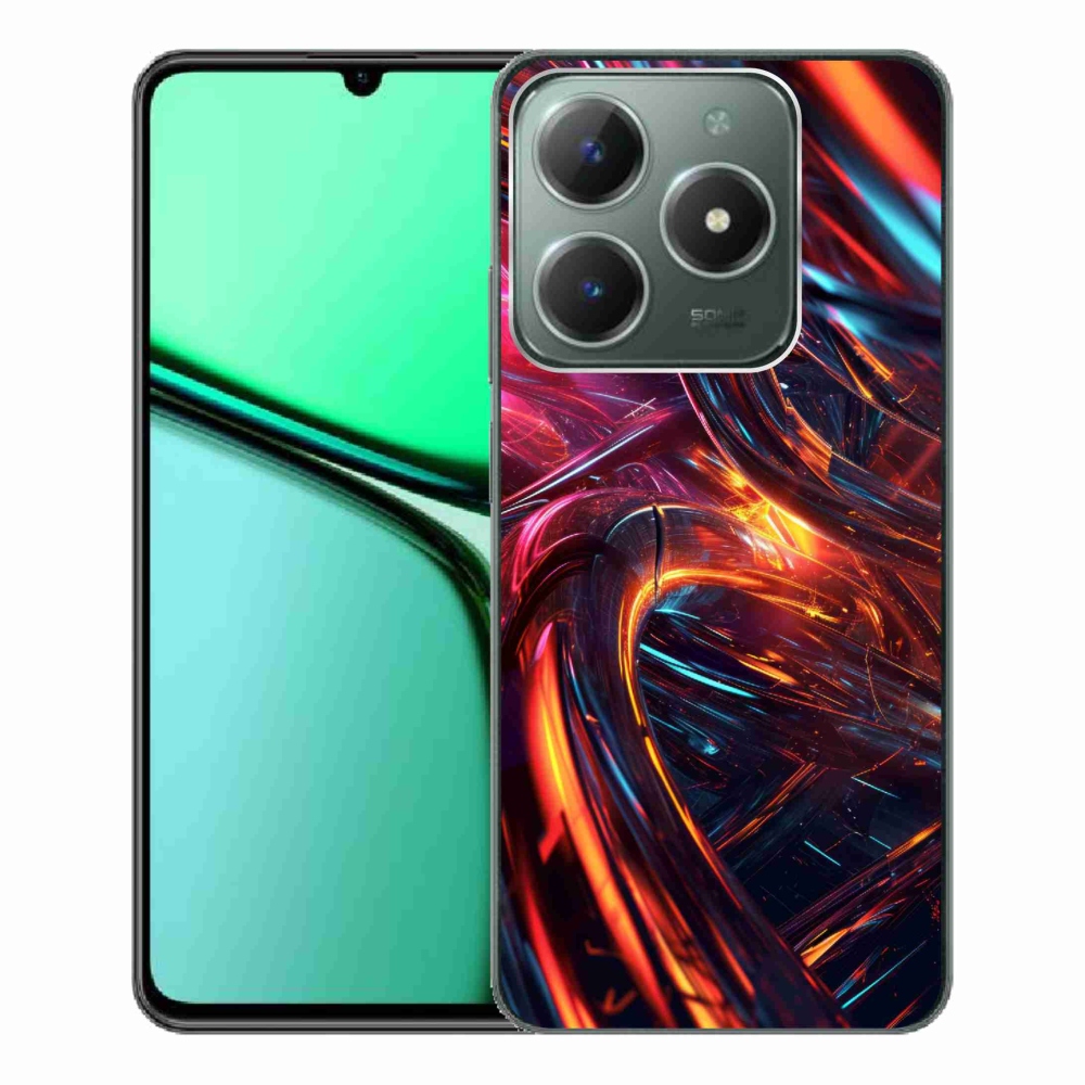 Gélový kryt mmCase na Realme C61 - abstraktný motív 10