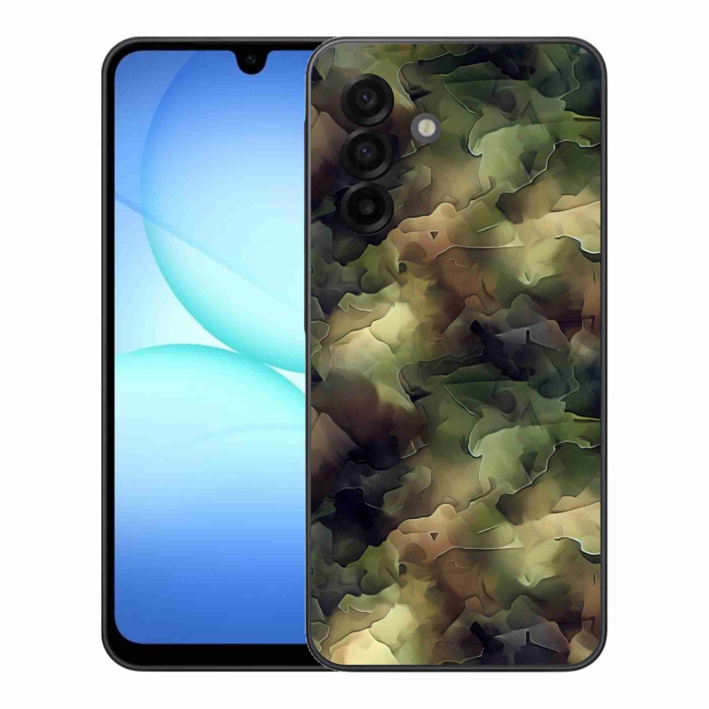 Gélový kryt mmCase na Samsung Galaxy A17 4G/5G - maskáčový vzor 10