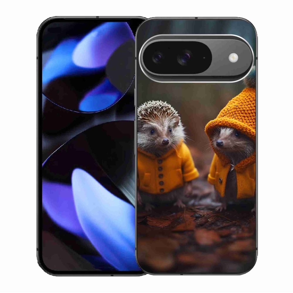Gélový kryt mmCase na Google Pixel 9/9 Pro - ježkovia