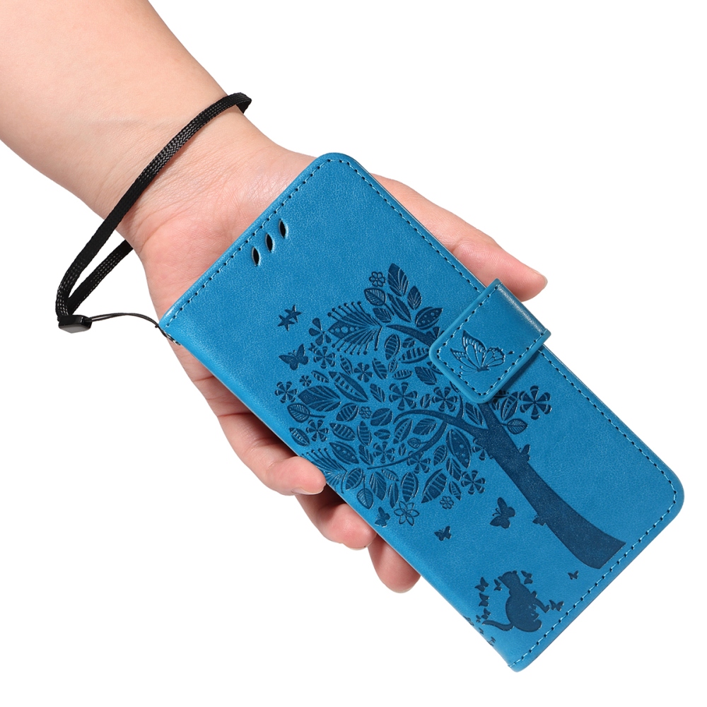 Trees knižkové púzdro na Xiaomi Redmi 15 4G (171mm) - modré