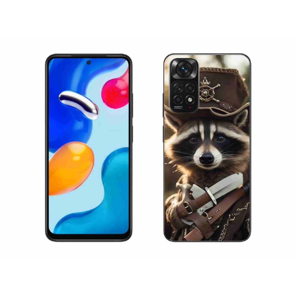 Gélový kryt mmCase na Xiaomi Redmi Note 11 4G - mýval v uniforme