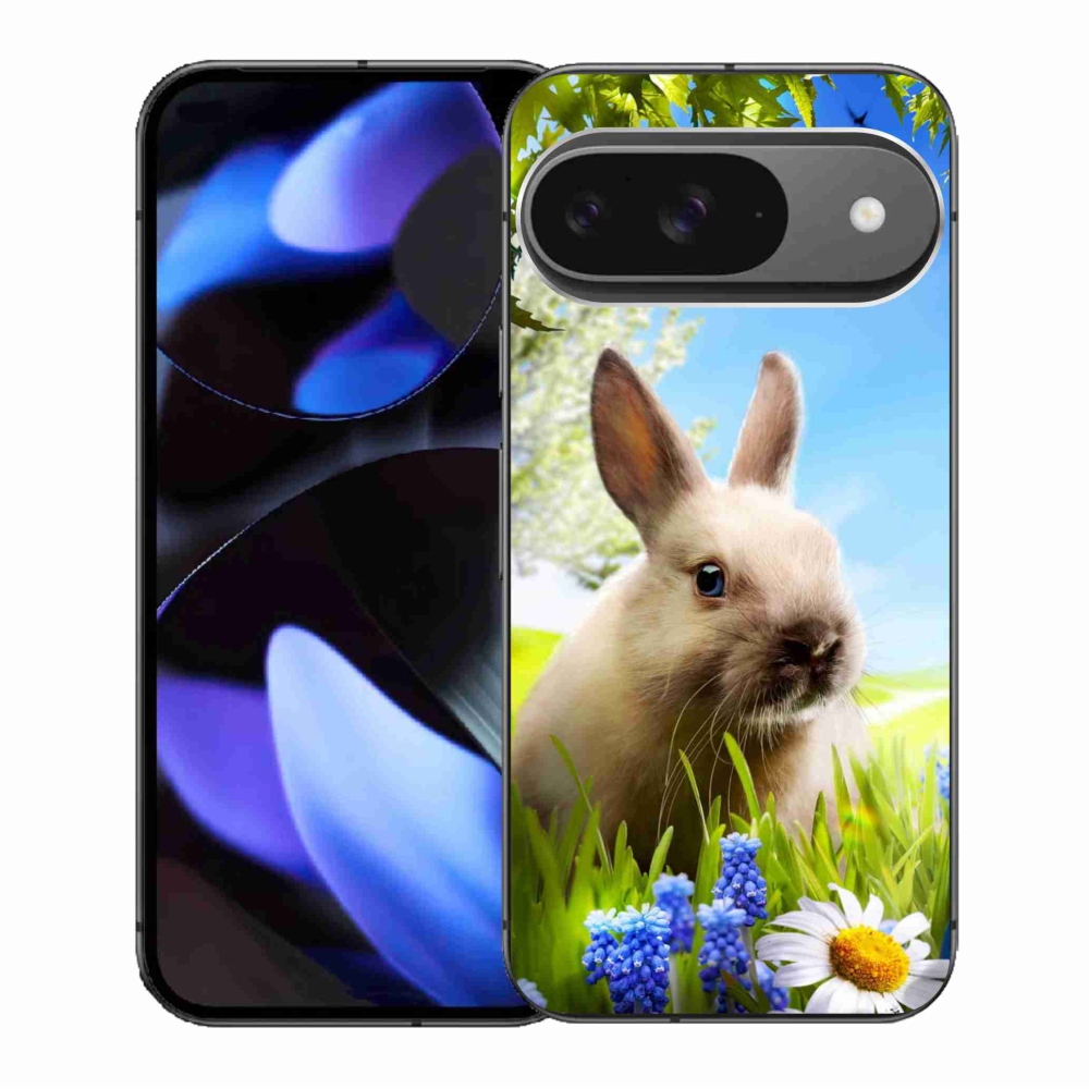 Gélový kryt mmCase na Google Pixel 9/9 Pro - zajačik