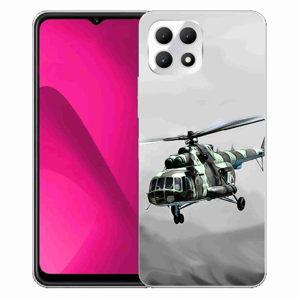 Gélový kryt mmCase na T-Mobile T Phone 2 - vojenský vrtuľník