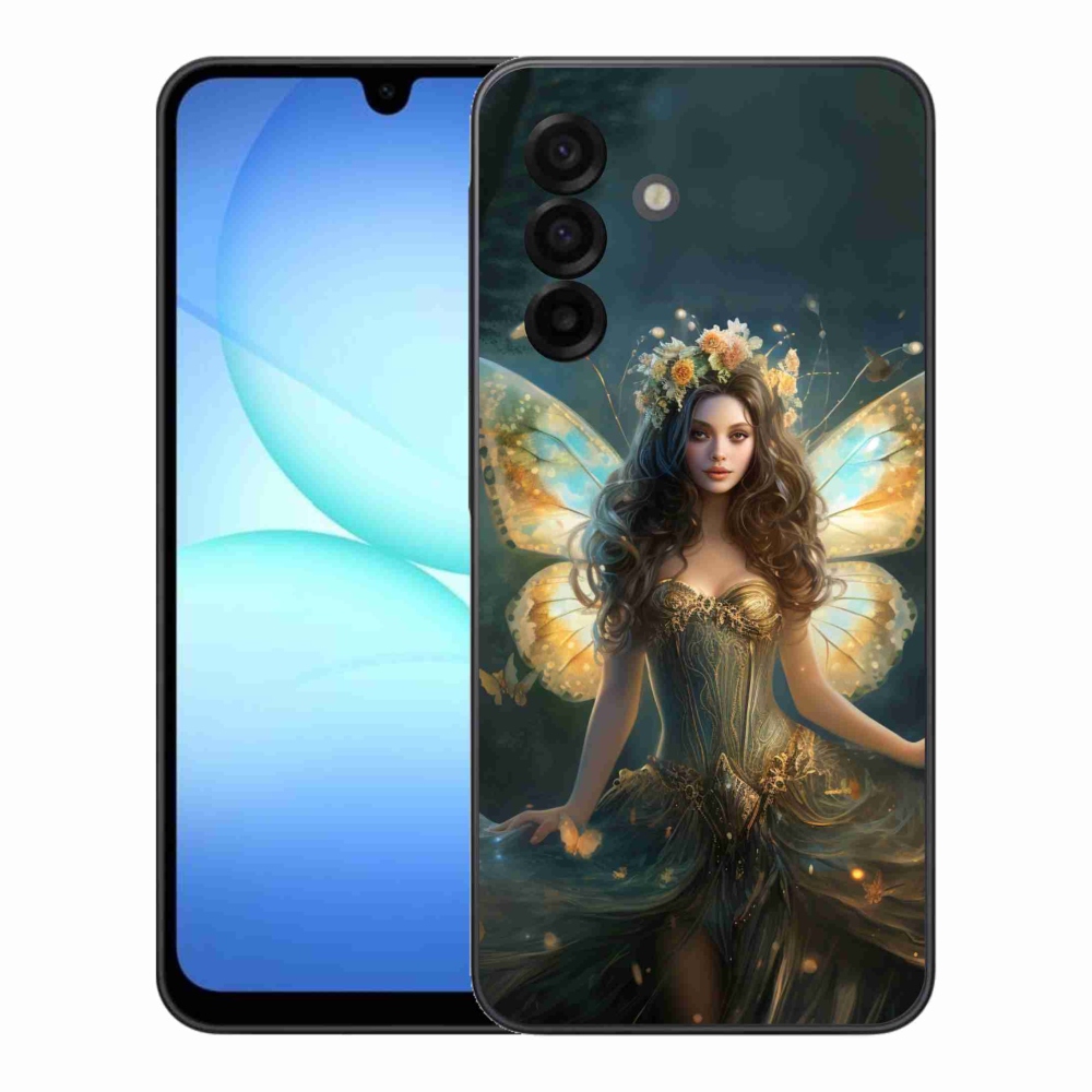 Gélový kryt mmCase na Samsung Galaxy A17 5G - motýlia žena