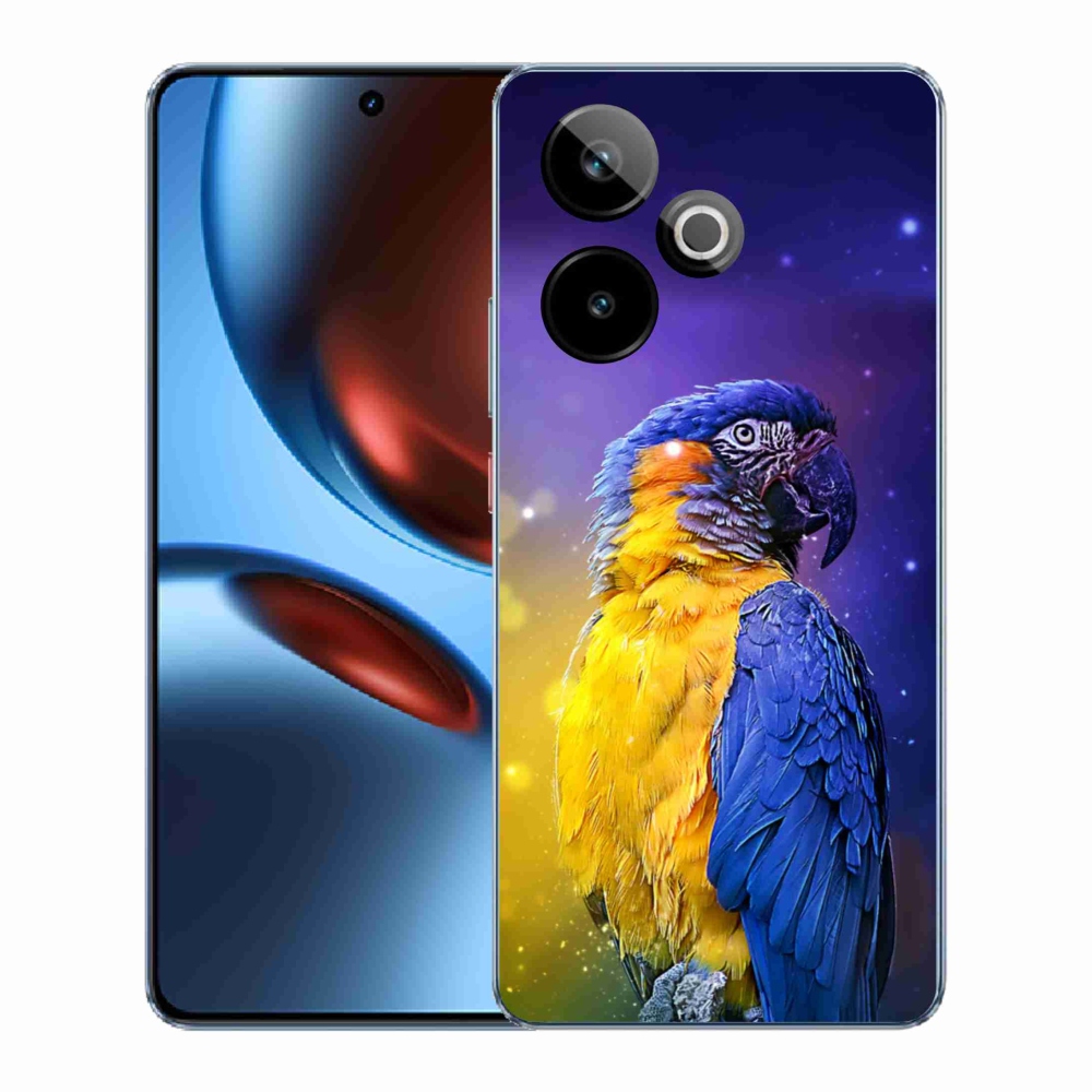 Gélový kryt mmCase na Realme GT 7 5G/GT 7T 5G - papagáj ara 1