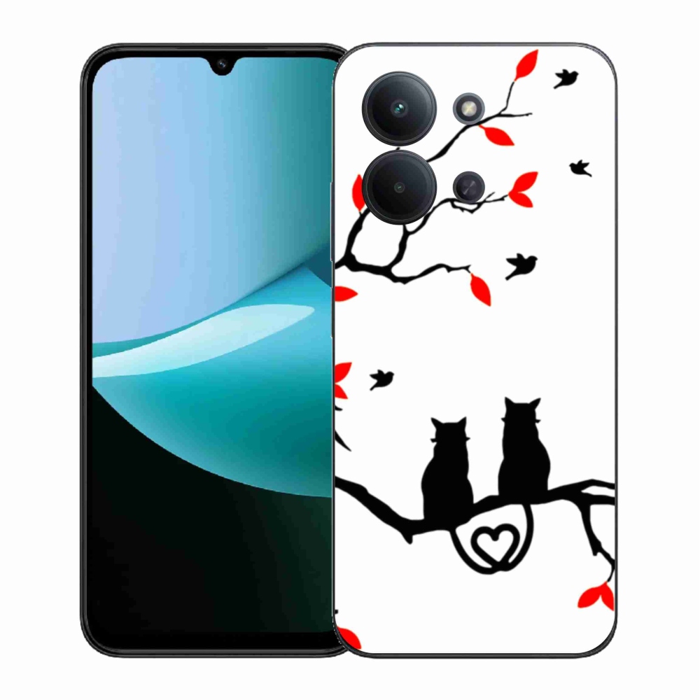 Gélový kryt mmCase na Xiaomi Redmi 15C 4G (171mm)/Poco C85 4G (171mm) - mačacia láska