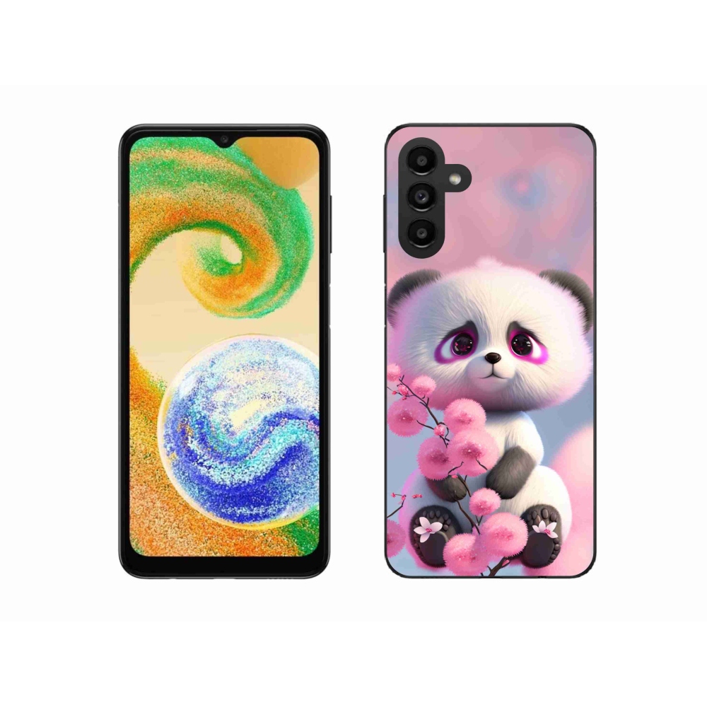 Gélový kryt mmCase na Samsung Galaxy A04s (164.7x76.7x9.1mm) - roztomilá panda 1