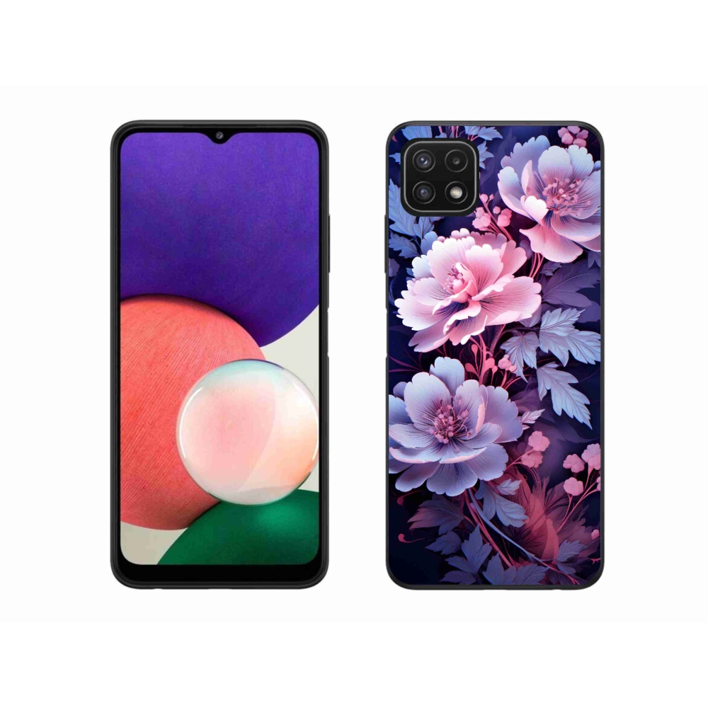 Gélový kryt mmCase na Samsung Galaxy A22 5G - kvety 11