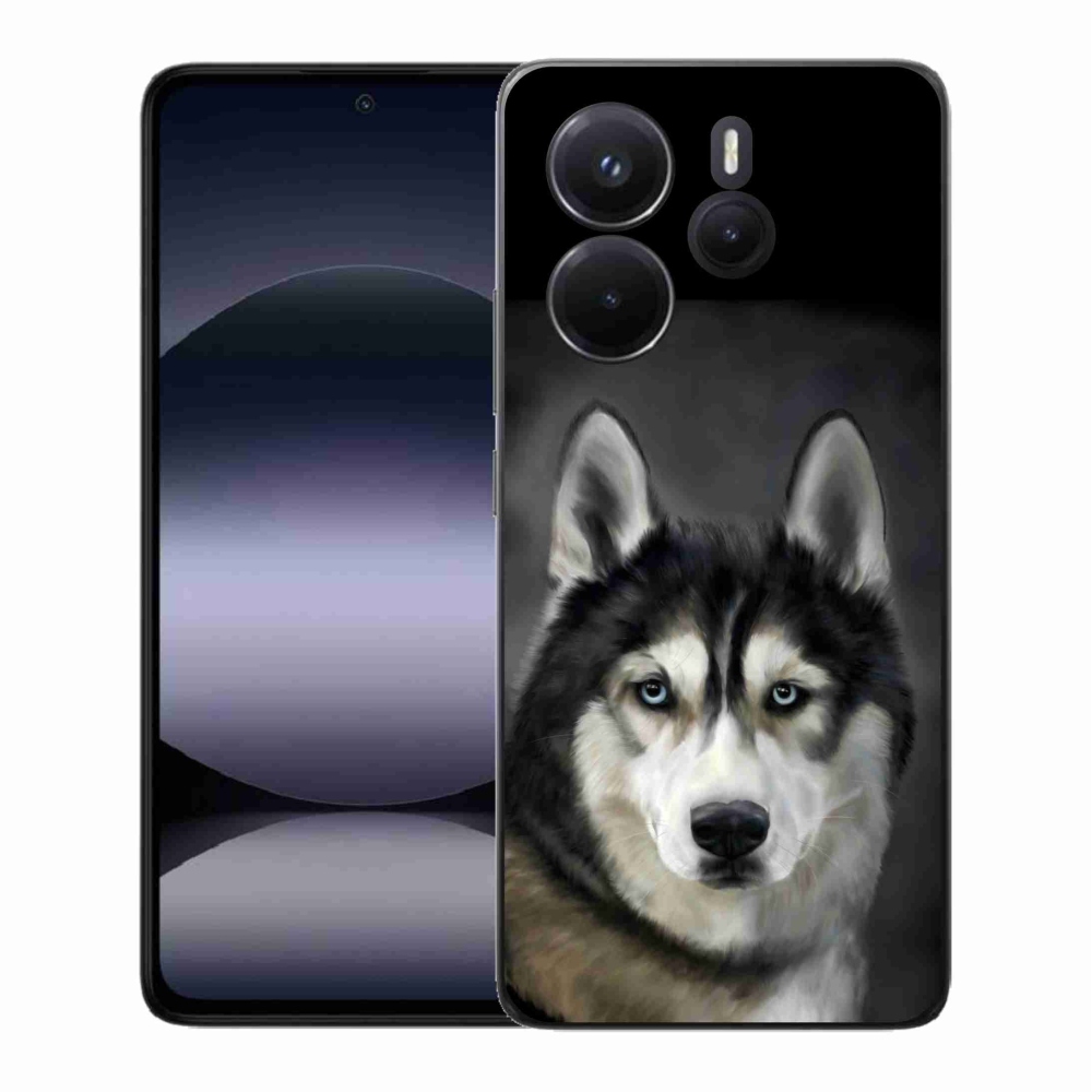 Gélový kryt mmCase na Xiaomi Redmi Note 14 - husky